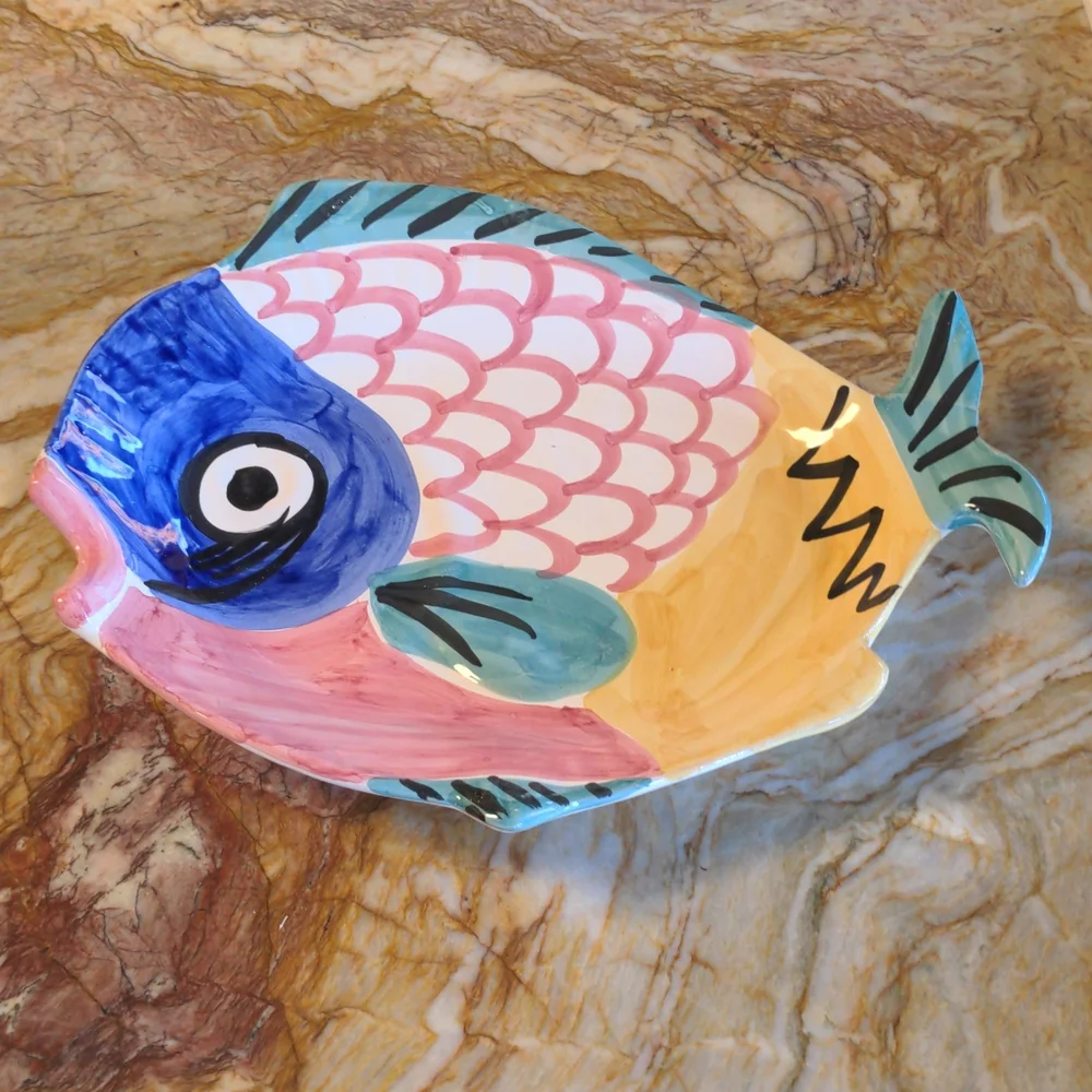 Ceramic fish platter